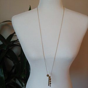 Madewell Necklace - With Tiger Eye (35")